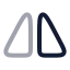 Imageflip Horizontal icon with twotone rounded style